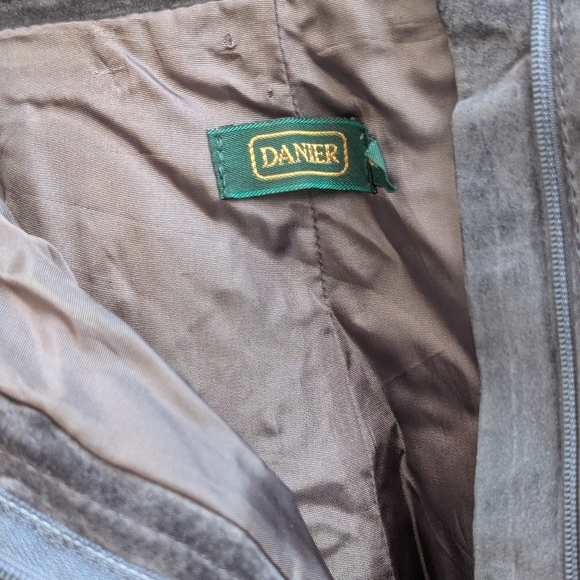Danier Vintage Suede Gray Pants - Picture 12 of 14
